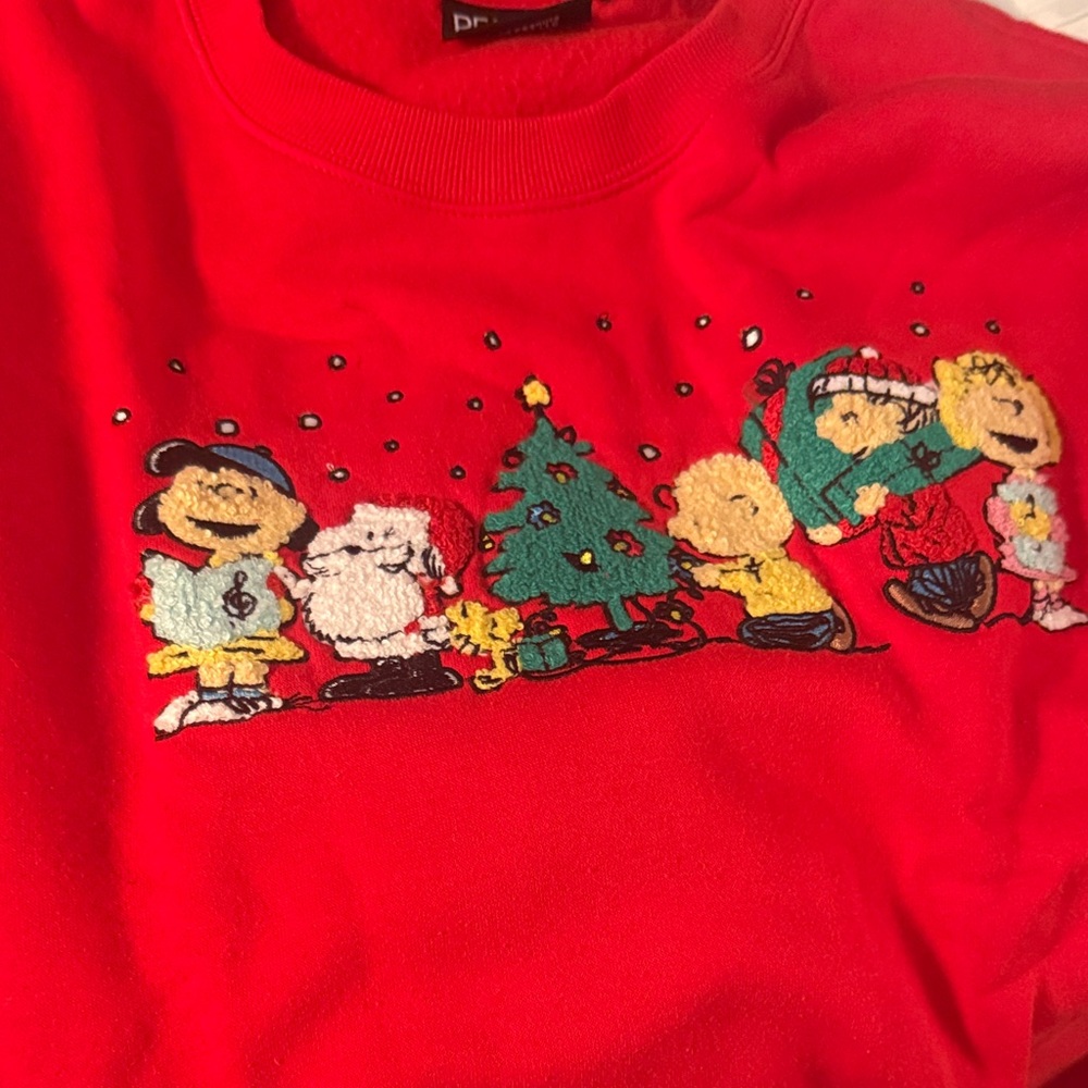 Red women’s Holiday Graphic Sweatshirt